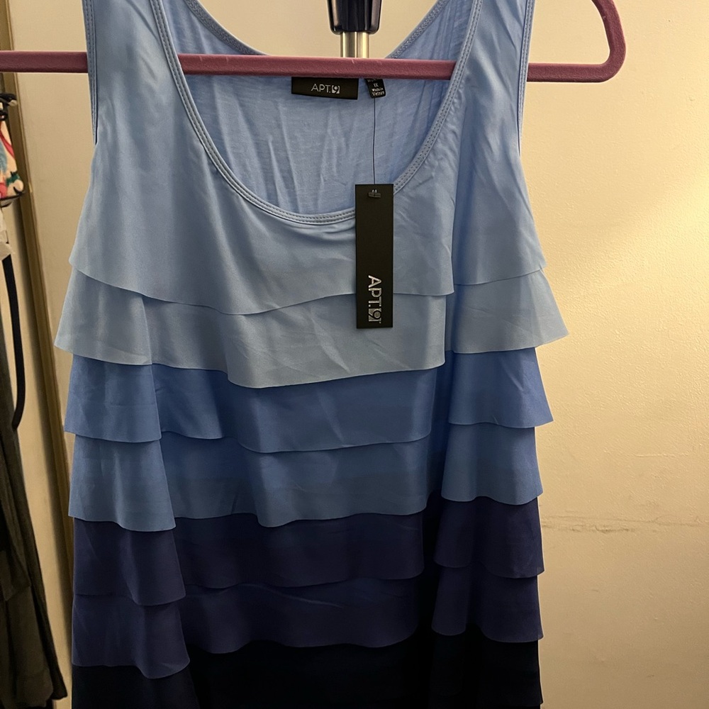 Kohl's Light Blue Sleeveless Top